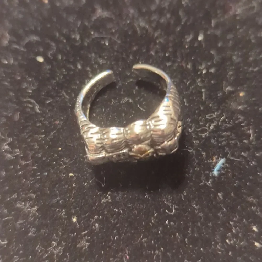 European and American Personalized Retro Skeleton Fist Ring Titanium Steel Motor
